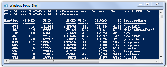 Mass PowerShell and WMImplant to Get Process Output